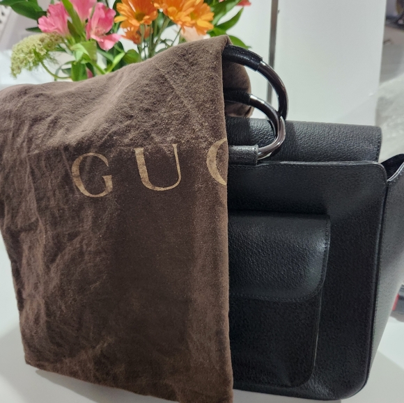 Gucci Black Leather Shoulder Bag - Picture 15 of 15